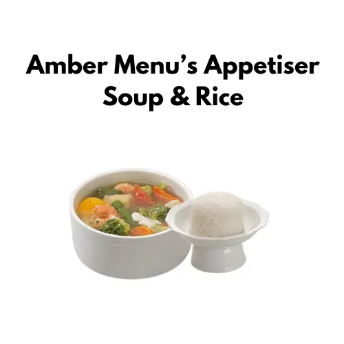 Amber's menu (appetisers)